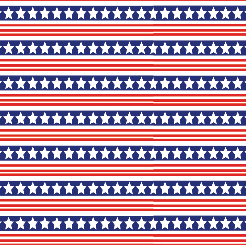 Stars & Stripes Pattern Acrylic Sheet - CMB Pattern Acrylic